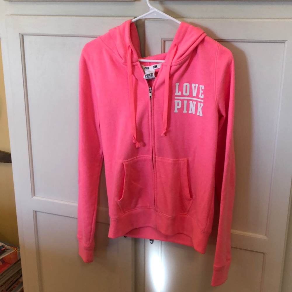 Victoria’s Secret PINK Hoodie Jacket Love Pink S